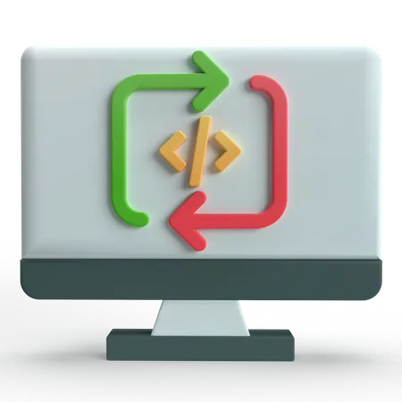 Code Loop  3D Icon