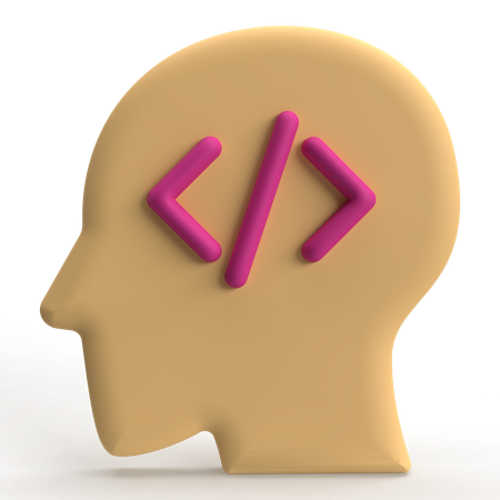 Code mental  3D Icon