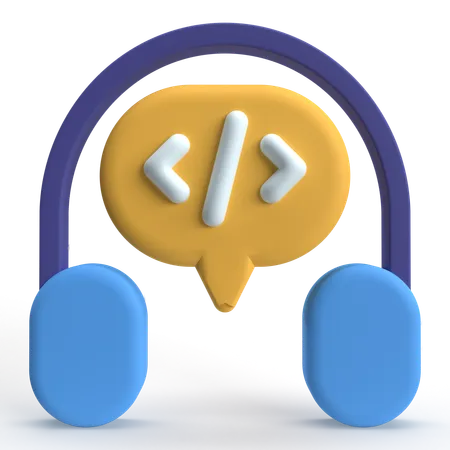Code Message  3D Icon