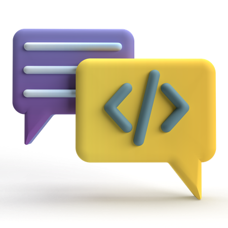 Code Message  3D Icon