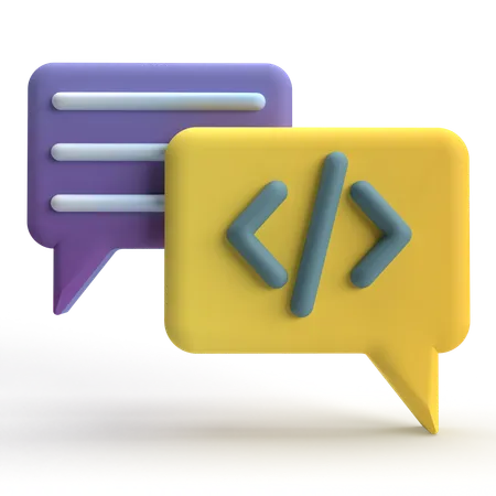 Code Message  3D Icon