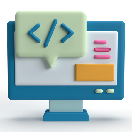 Code Message  3D Icon