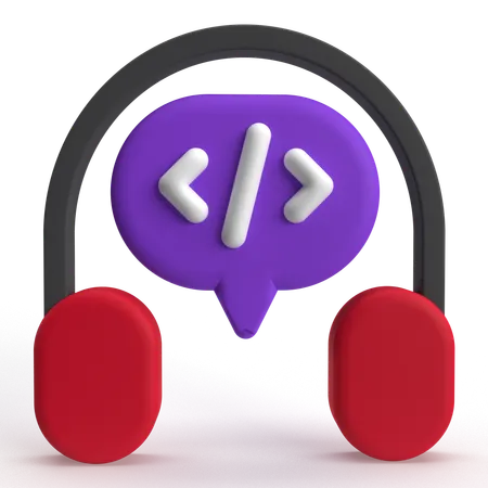 Code Message  3D Icon