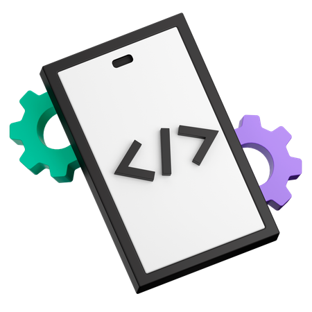 Code Mobile  3D Icon