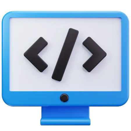 Code Monitor  3D Icon