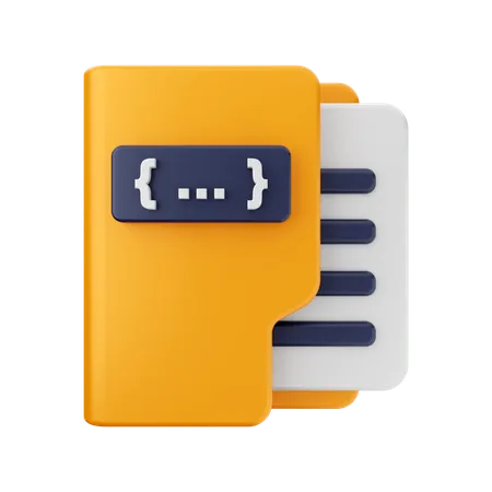 Code-Ordner  3D Icon