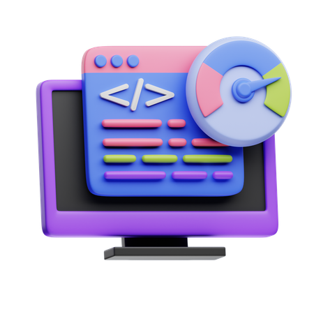 Code Performance  3D Icon