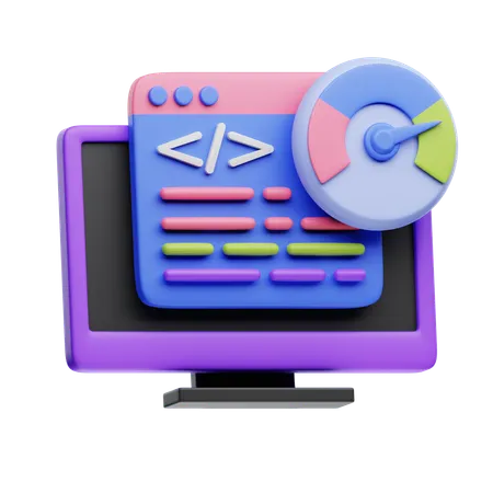 Code Performance  3D Icon