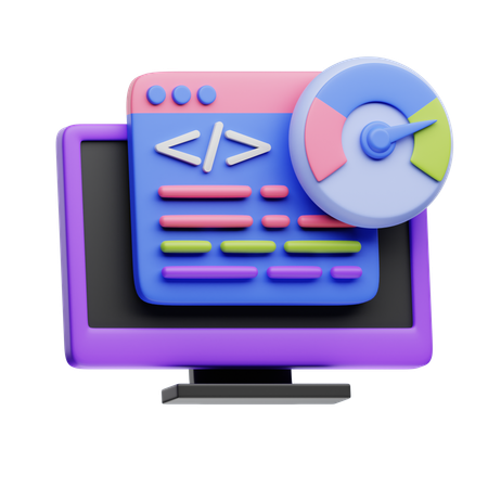 Code Performance  3D Icon