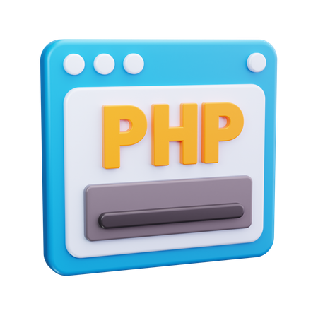 Code php  3D Icon