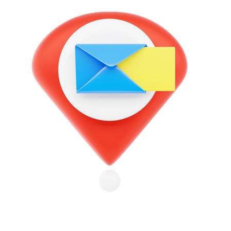 Épingle de bureau de poste  3D Icon