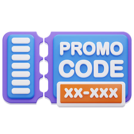 Code promo  3D Icon