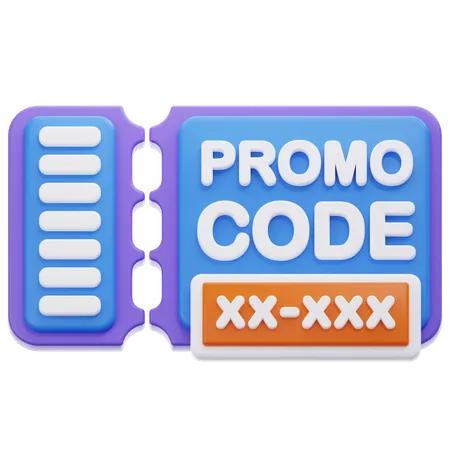 Code promo  3D Icon