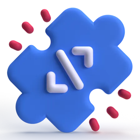 Code-Puzzle  3D Icon