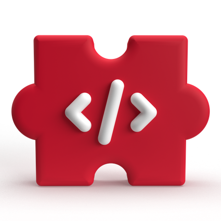 Code Puzzle  3D Icon
