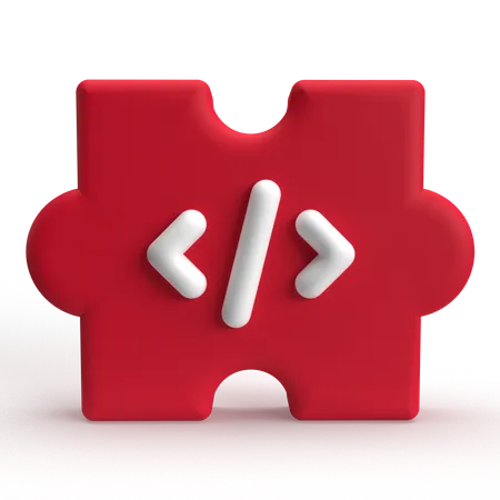 Code Puzzle  3D Icon