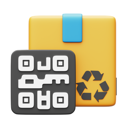 QR Code  3D Icon