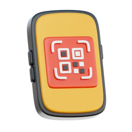 QR Code  3D Icon