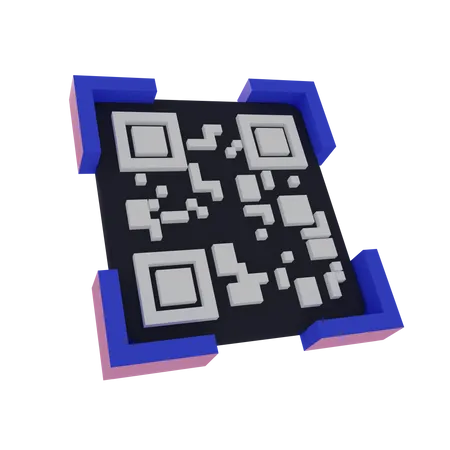 QR Code  3D Icon