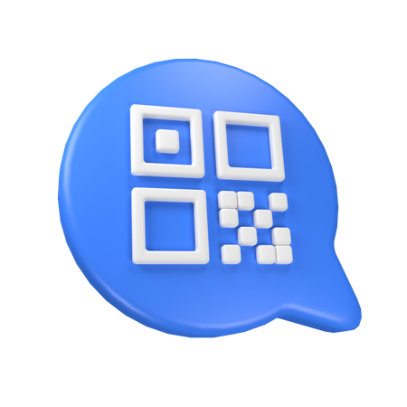 QR Code  3D Icon