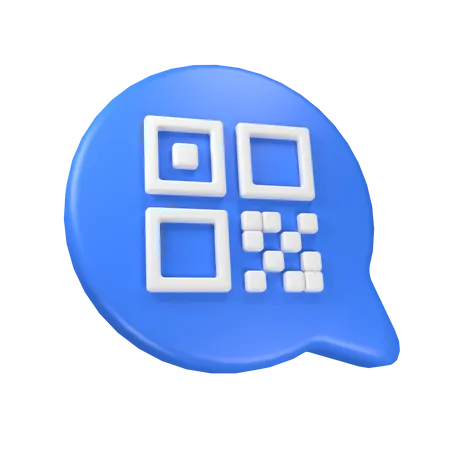 QR Code  3D Icon