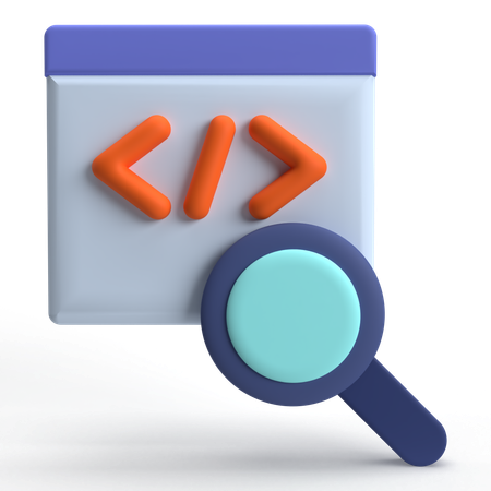 Code Review  3D Icon