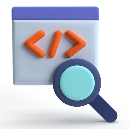 Code Review  3D Icon