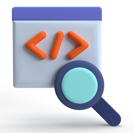 Code Review  3D Icon