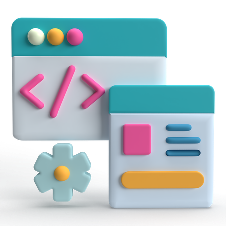 Code Run  3D Icon