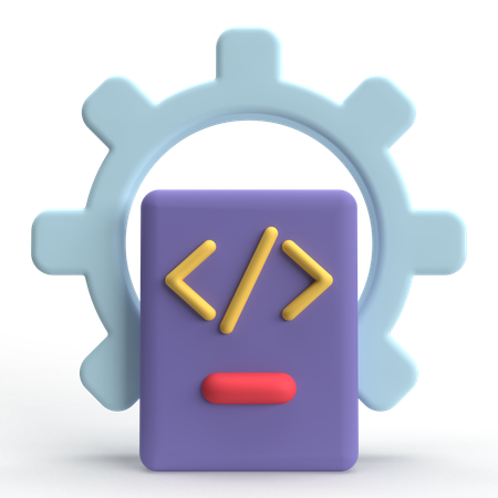 Code source  3D Icon