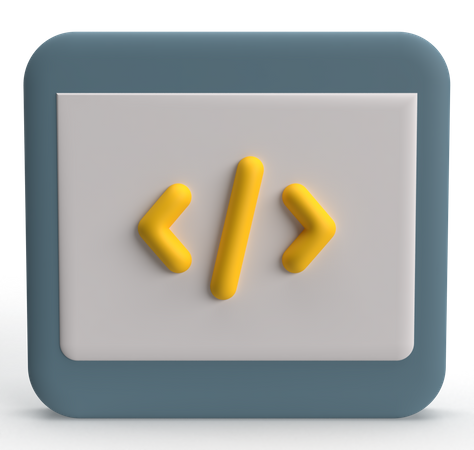 Code source  3D Icon