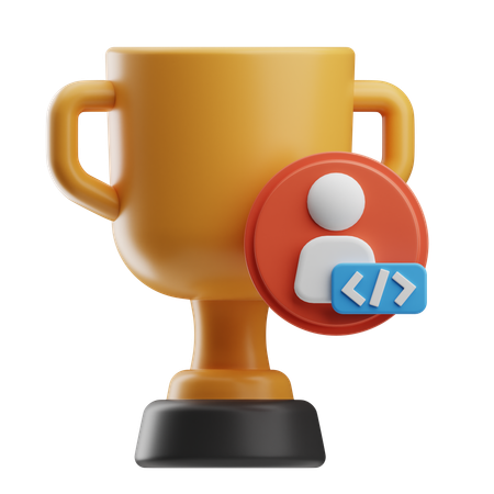 Code Trophy  3D Icon