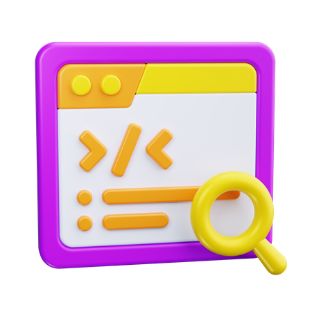 Code-Review  3D Icon