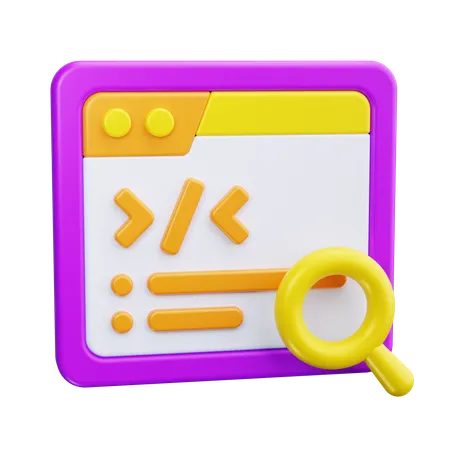 Code-Review  3D Icon