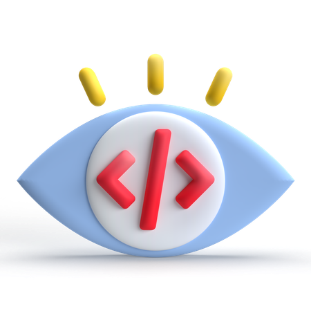 コードビュー  3D Icon