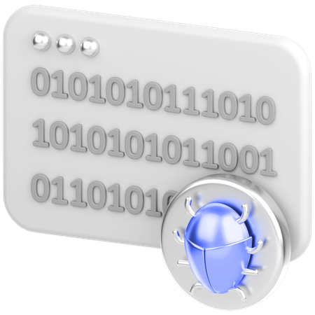 バグのあるコード  3D Icon