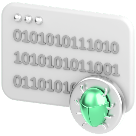 バグのあるコード  3D Icon