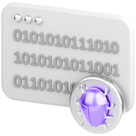 バグのあるコード  3D Icon