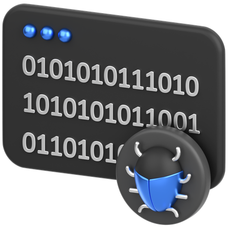 Code With Bug  3D Icon