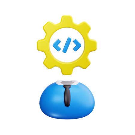 Codeur  3D Icon