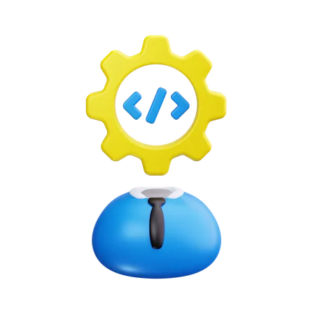 Codeur  3D Icon