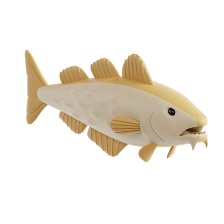 Codfish  3D Icon
