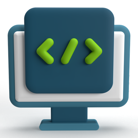 Codificação  3D Icon