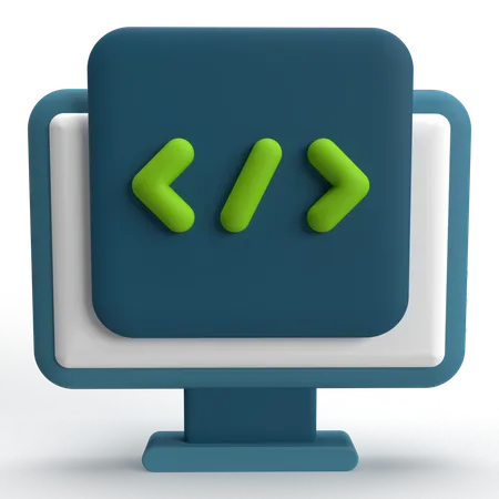 Codificação  3D Icon