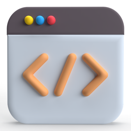 Codificação  3D Icon