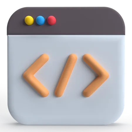 Codificação  3D Icon