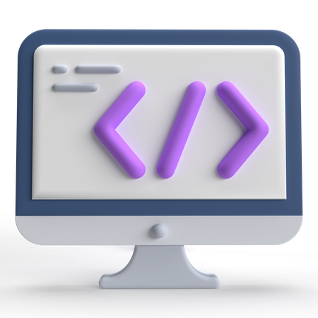 Codificação  3D Icon