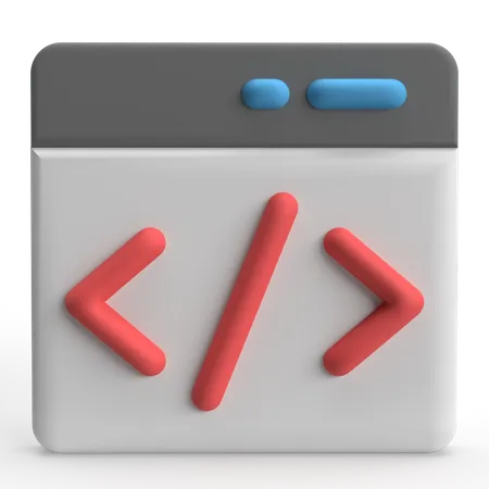 Codificação  3D Icon