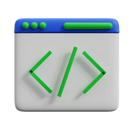 Codificação  3D Icon