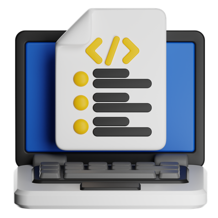 Codificação  3D Icon